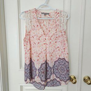 DANIEL RAINN Eliza Lace Trim Blouse  | Small